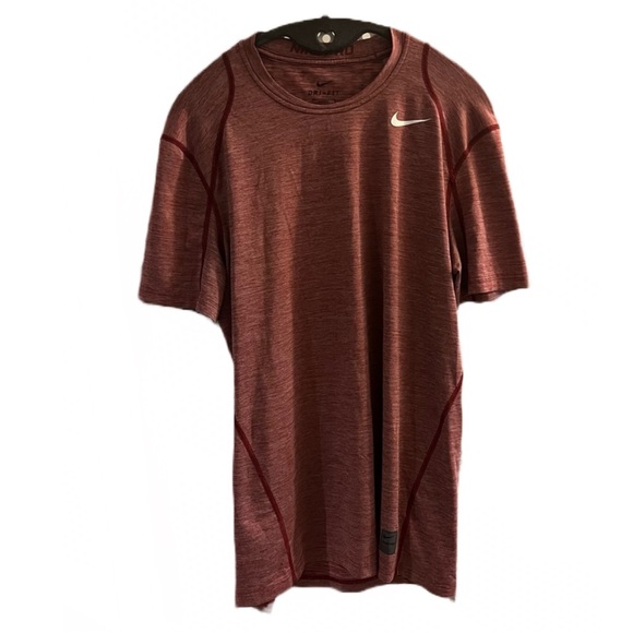 Nike Men’s Dry-Fit Running Shirt Size Medium in turbo red. GUC - Picture 1 of 7